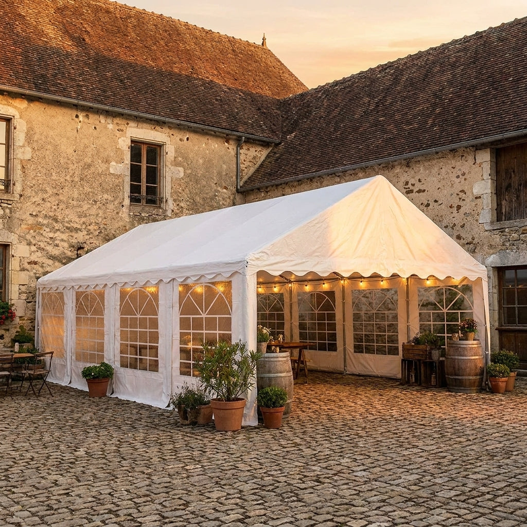 Barnum 3×9 m (30 personnes assises)