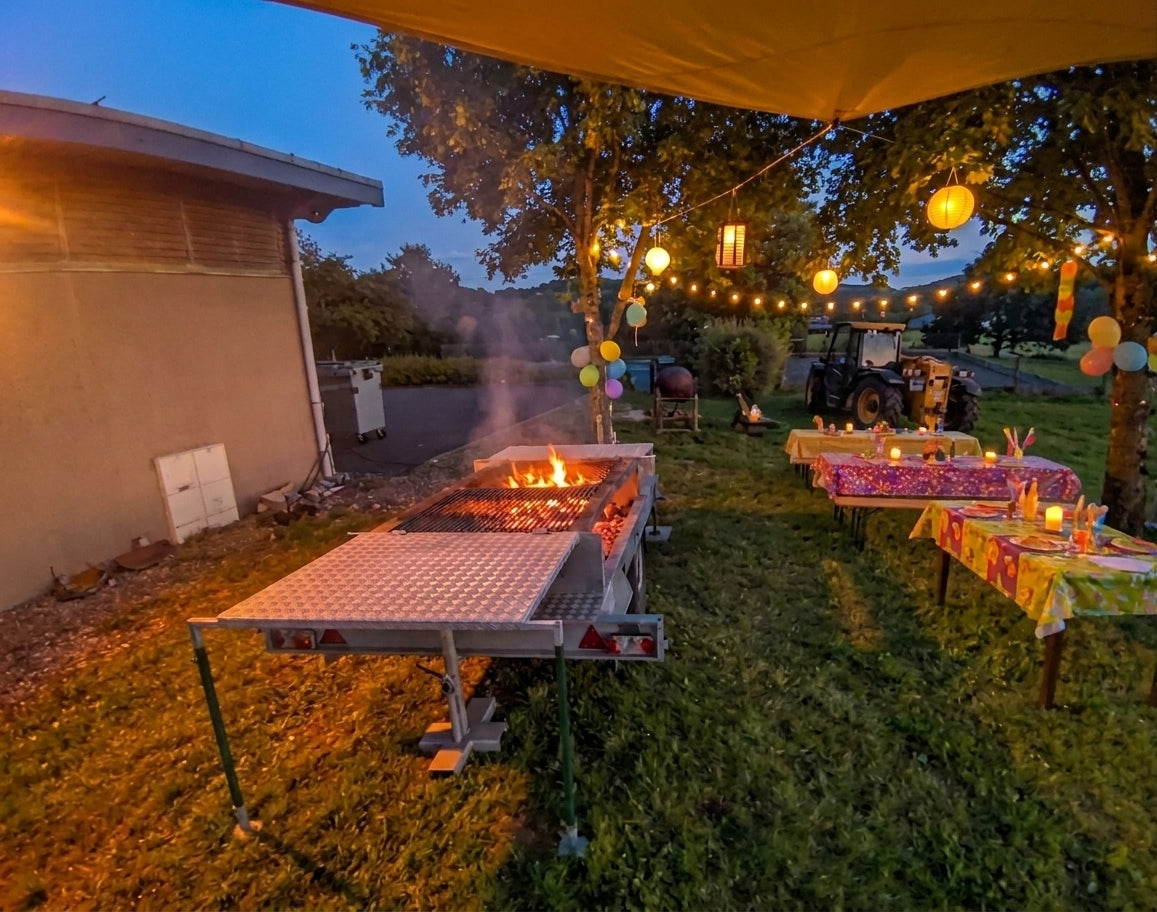 Barbecue remorque